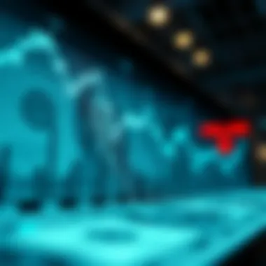 Graph illustrating the fluctuation of dollar exchange rates over time