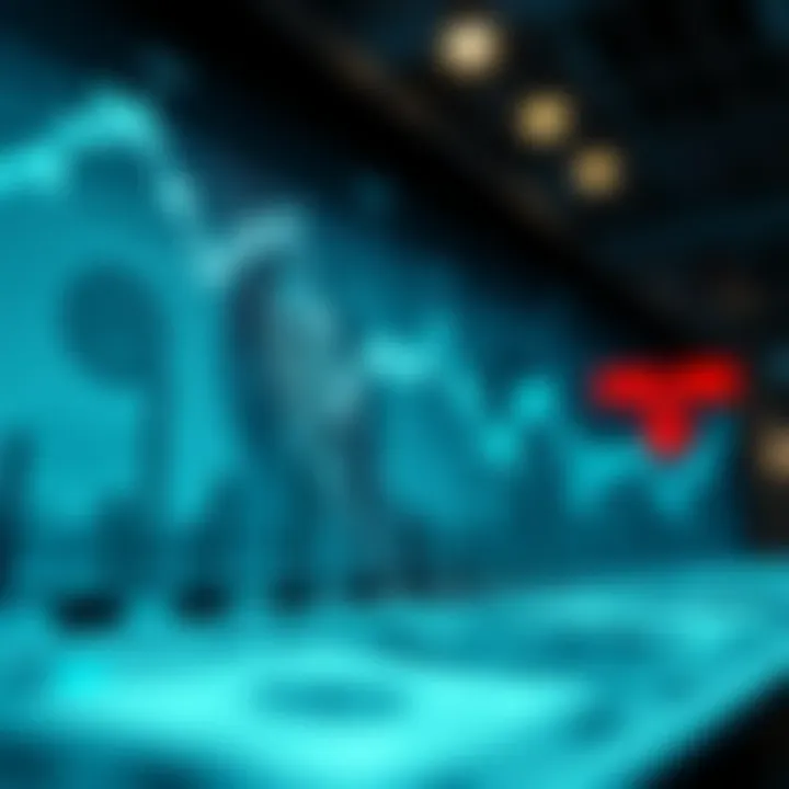 Graph illustrating the fluctuation of dollar exchange rates over time