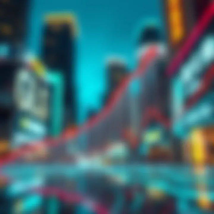 Visual representation of digital economy growth