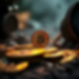 Historical representation of early Bitcoin transactions