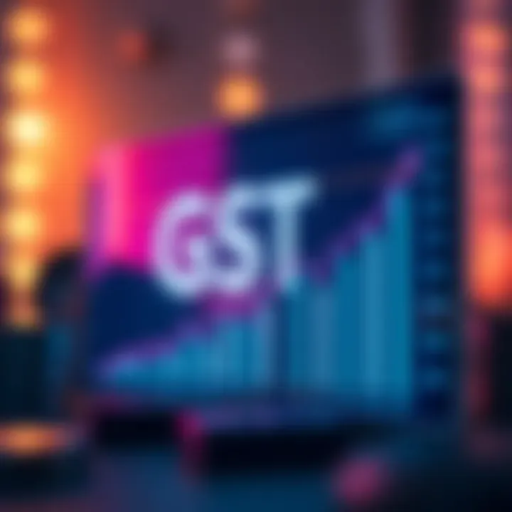 Graph illustrating the economic impact of GST tokens