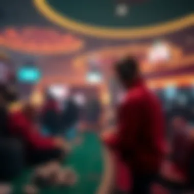 Visual illustration of enhanced security measures in online gambling due to cryptocurrency