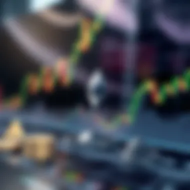 Chart showcasing Ethereum's market trends