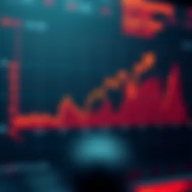 Graph illustrating exchange rate fluctuations