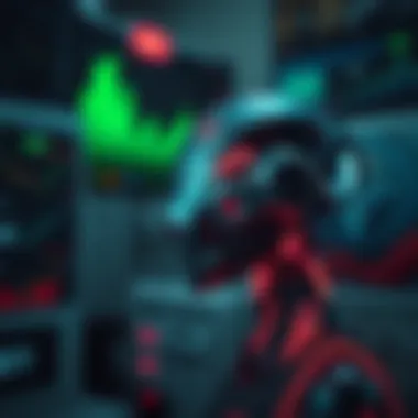 A visual representation of artificial intelligence in finance