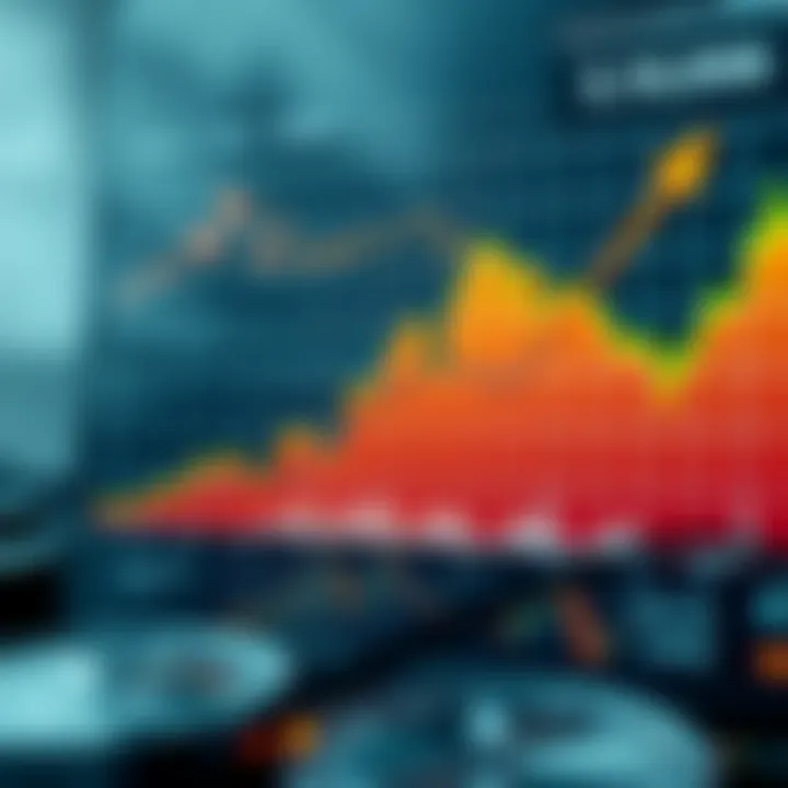 Graph showcasing forex volatility over time affecting currency values