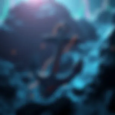 A futuristic representation of the potential impact of Anchor Chain on the future of cryptocurrency markets