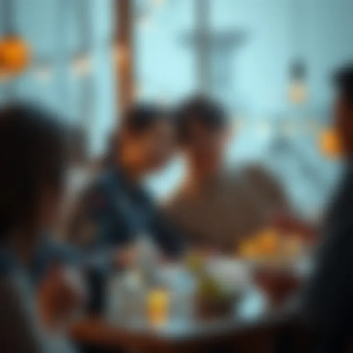 Artistic interpretation of relationship building within the Fwb Dao community