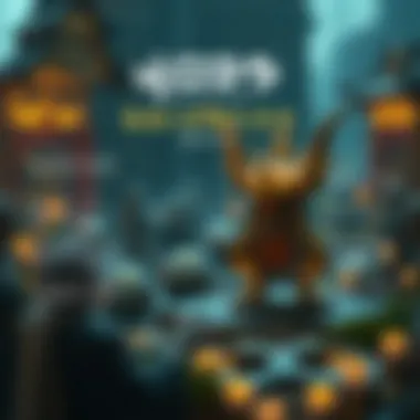 An engaging graphic representing the economic model and blockchain integration in the game, emphasizing player benefits