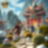 A captivating artwork showcasing the mystical world of Gods Unchained, highlighting its unique characters and landscapes