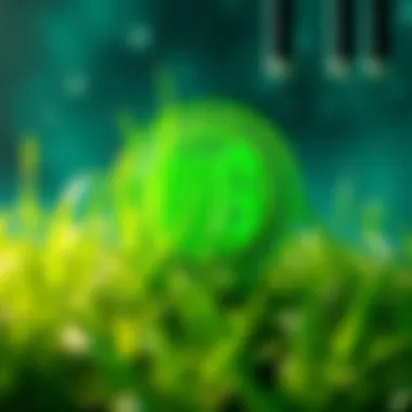 Conceptual representation of grasscoin's technology