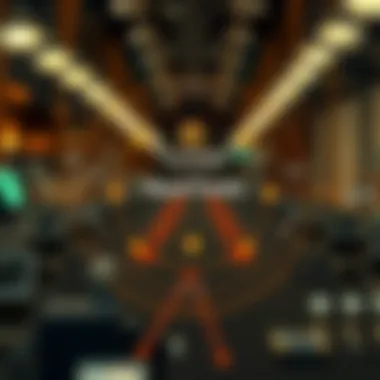 A conceptual diagram showing the technological aspects of a hard fork