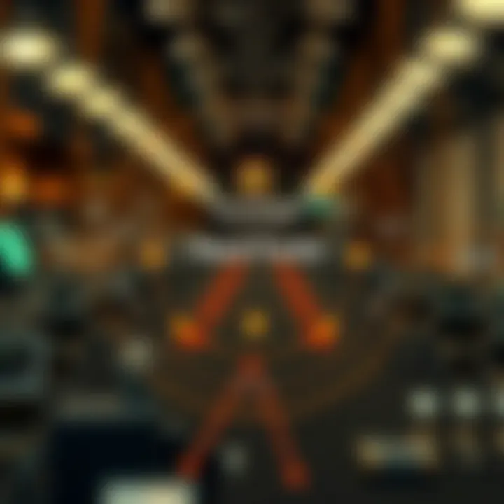 A conceptual diagram showing the technological aspects of a hard fork