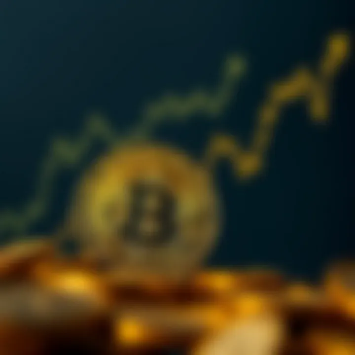 Historical chart showing Bitcoin price changes during halving events