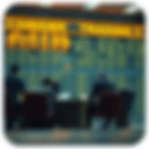 Concept of insider trading illustrated through key terms and definitions