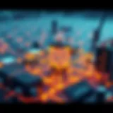 Conceptual representation of a decentralized internet architecture