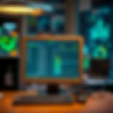 Graphical depiction of scalable applications on the Internet Computer