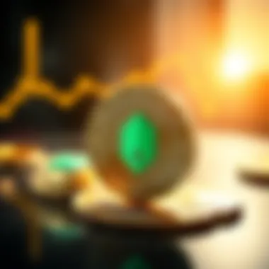 Infographic highlighting investment opportunities in node cryptocurrency