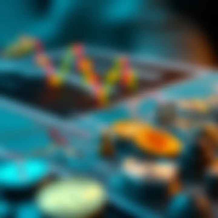 An abstract representation of investment strategies in the cryptocurrency market