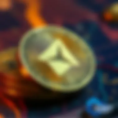 Visual representation of IOST token concept