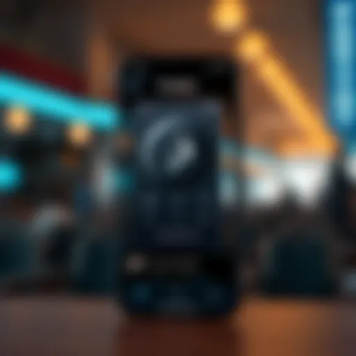 Illustration of iPhone passkey interface