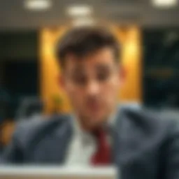 Jordan Belfort in a corporate setting