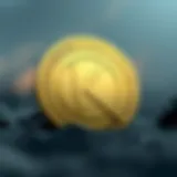 A visual representation of the Kaspa coin logo