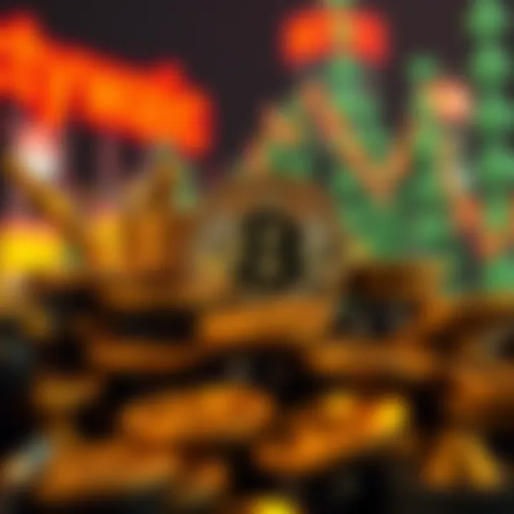 Illustration of key cryptocurrencies driving market trends