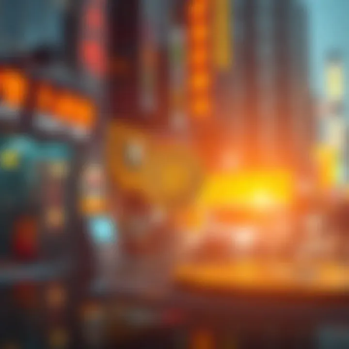 Visual representation of the relationship between the South Korean economy and cryptocurrency market