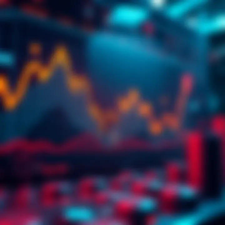 A dynamic chart illustrating current cryptocurrency trends