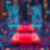 Illustration depicting the concept of Layer-2 solutions in blockchain technology