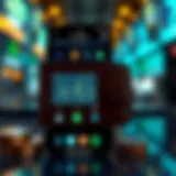 Innovative cryptocurrency wallet interface