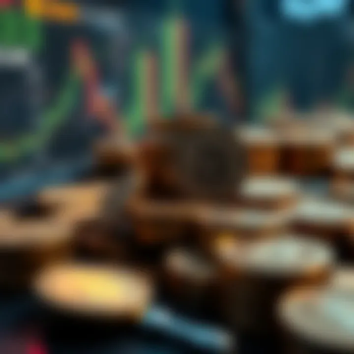 Conceptual representation of Linkprice in cryptocurrency exchange