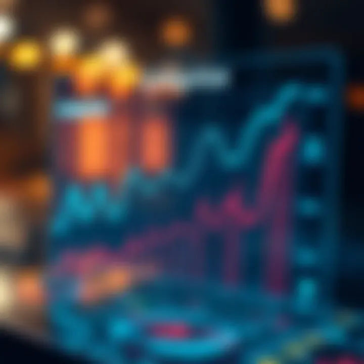 Graph illustrating Linkprice functionalities and metrics