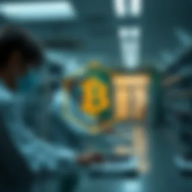 Blockchain Technology in Healthcare Visual representation of blockchain technology in healthcare