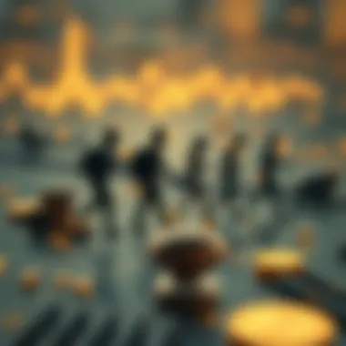 Conceptual image representing cryptocurrency and communication evolution