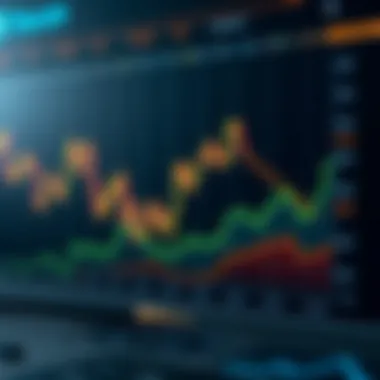 An analytical graph depicting market trends and data analysis