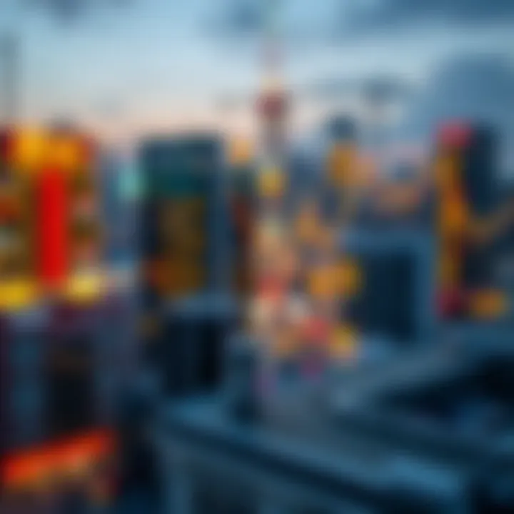 Visual illustration of market conditions affecting trades