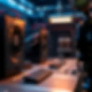 Technical setup for mining operations