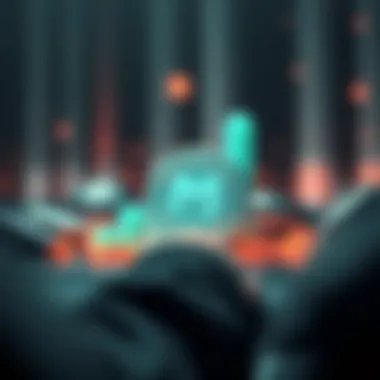 The Future Evolution of Mint Cash in Finance Futuristic depiction of the evolution of Mint Cash in the financial ecosystem.