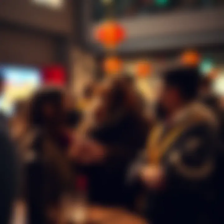 A community gathering discussing the impact of monkey NFTs on culture