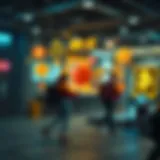 A vibrant graphic illustrating the concept of Move-to-Earn, featuring dynamic movement and cryptocurrency symbols.