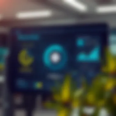 Technological Insights into Move-to-Earn An infographic showcasing the technological background of Move-to-Earn, displaying interconnected systems and fitness metrics.