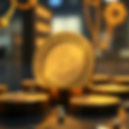 Conceptual illustration of Non-Fungible Tokens and digital ownership