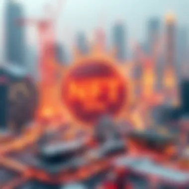 Infographic detailing use cases of NFTs in various industries