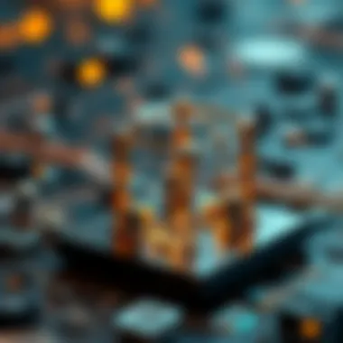 Diagram showing the structure of a blockchain node