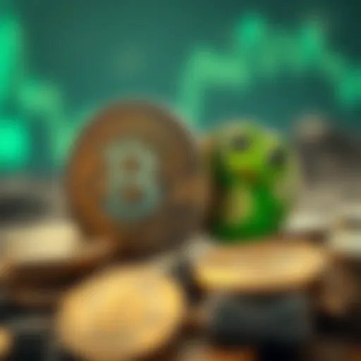 Visual representation of Pepe cryptocurrency alongside USDT