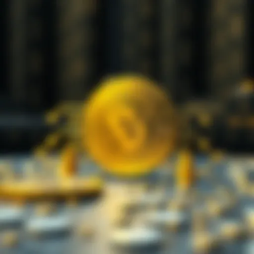 Illustration of PiCoin blockchain technology