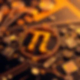 Conceptual representation of Pi Network and its blockchain technology