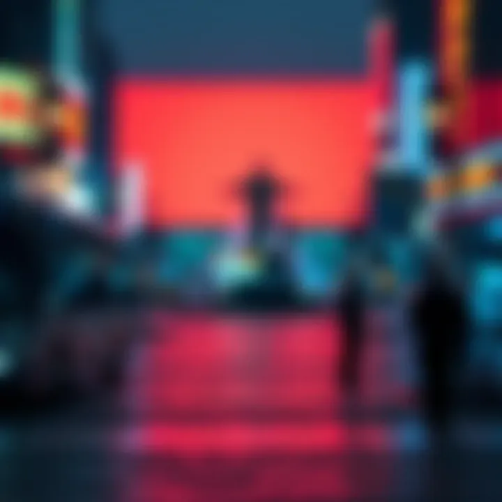 Visual representation of political influences on cryptocurrency